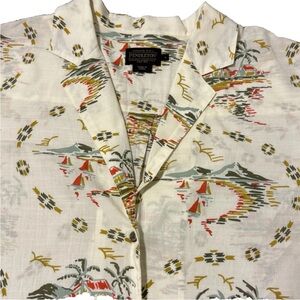 Pendleton Tropical Hawaiian‎ Themed Women’s Size Large White